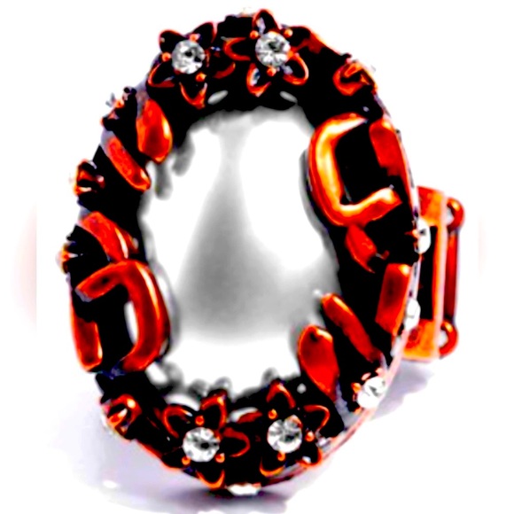 Paparazzi Jewelry - 🔥🩶🔥 “FLASHY FRENZY” COPPER RING ~ PAPARAZZI❗️ 🔥🩶🔥